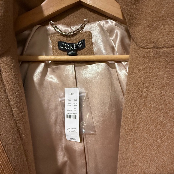 J.CREW *NWT* Nello Gori Toscana coat in Italian stadium-cloth wool blend - Picture 4 of 8